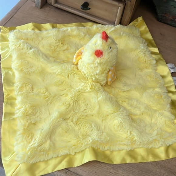 Cloud Island Yellow Plush Chicken Lovey Security Blanket Baby Toy - Picture 3 of 8
